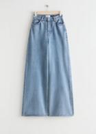 Other Stories Beloved Cut Jeans - Blue