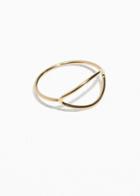 Other Stories Open Oval Ring - Gold