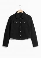 Other Stories Cropped Buttoned Jacket