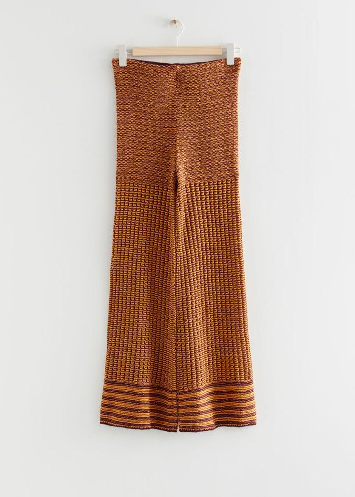 Other Stories Crocheted Trousers - Yellow