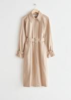 Other Stories Relaxed Trench Coat - Beige