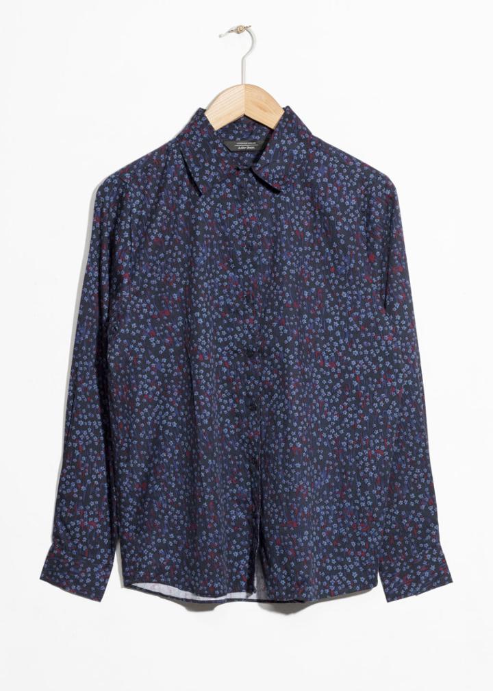 Other Stories Button Down Shirt - Blue