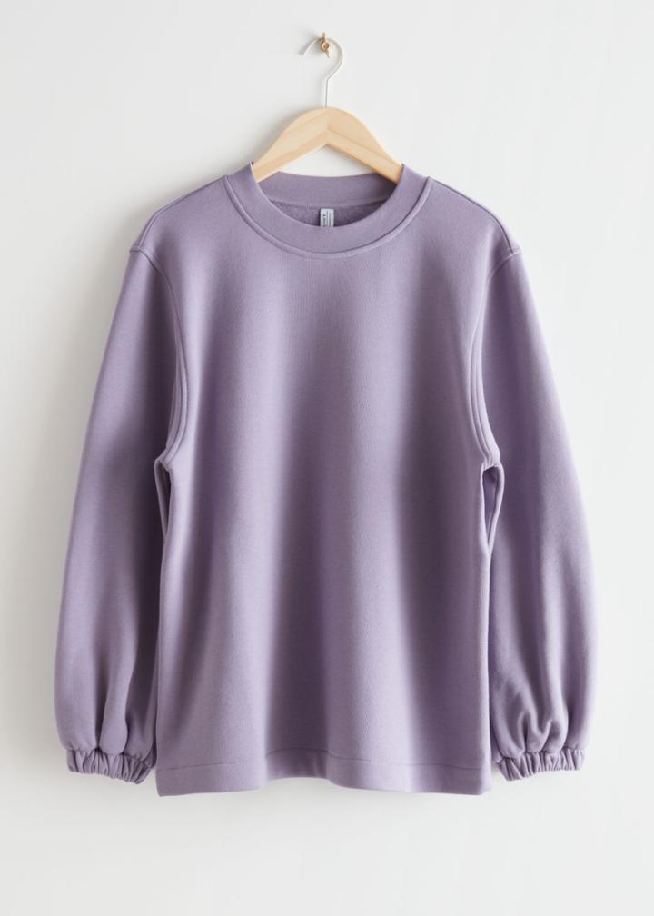 Other Stories Oversized Sweatshirt - Purple