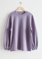 Other Stories Oversized Sweatshirt - Purple