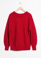 Other Stories Wool Blend Sweater - Red