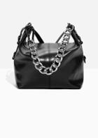 Other Stories Chunky Chain Leather Duffle