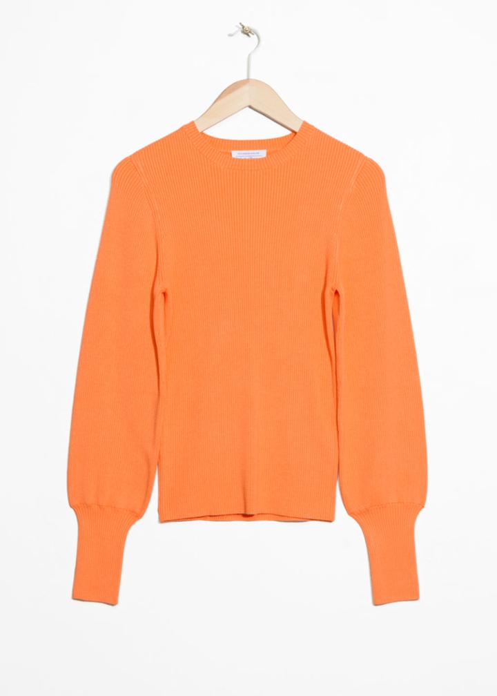 Other Stories Crewneck Sweater - Orange