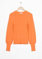Other Stories Crewneck Sweater - Orange