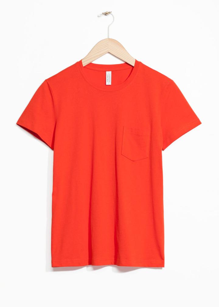 Other Stories Pocket T-shirt - Orange
