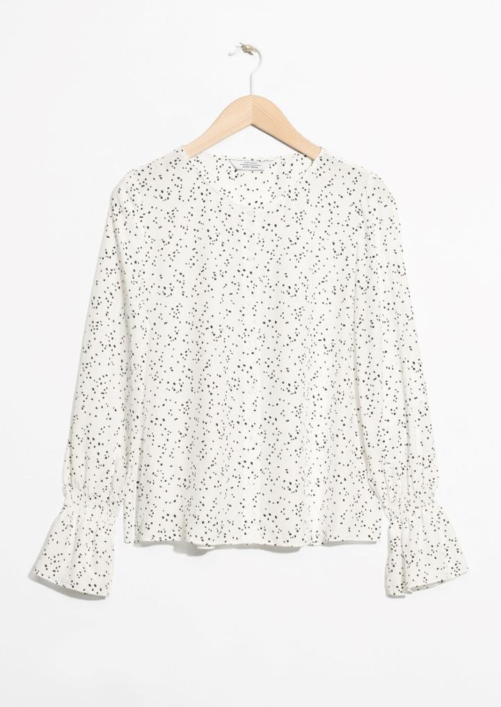 Other Stories Smock Sleeve Blouse