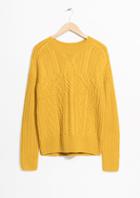 Other Stories Cable Knit Jumper