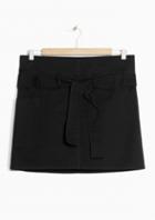 Other Stories Belted Mini Skirt