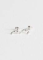 Other Stories Four Ball Stud Earrings - Silver