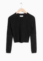Other Stories Ribbed Sweater - Black