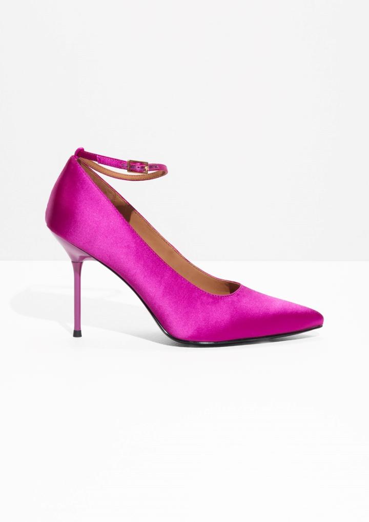 Other Stories Satin Stiletto Pump