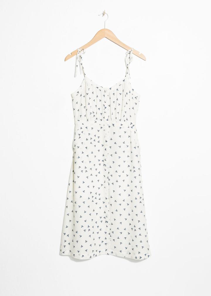 Other Stories Printed Sundress - White