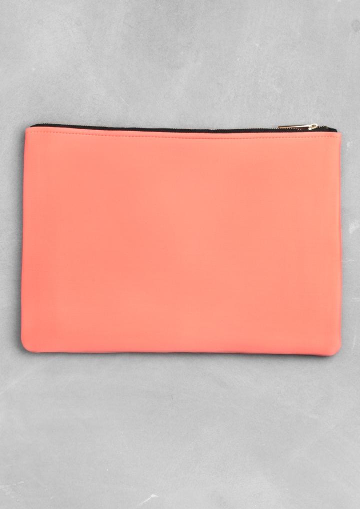 Other Stories Reversible Scuba Clutch