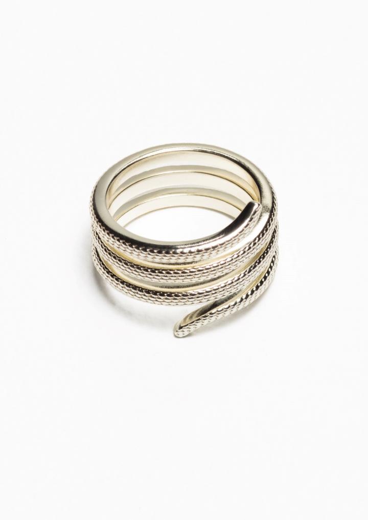 Other Stories Snakey Gold Ring