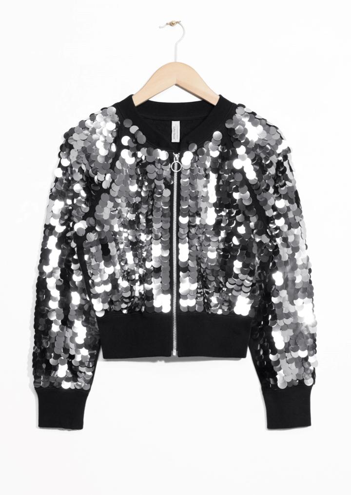 Other Stories Sequin Jacket