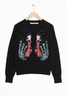 Other Stories Herbarium Embroidered Sweater