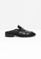 Other Stories Circle Stud Loafers