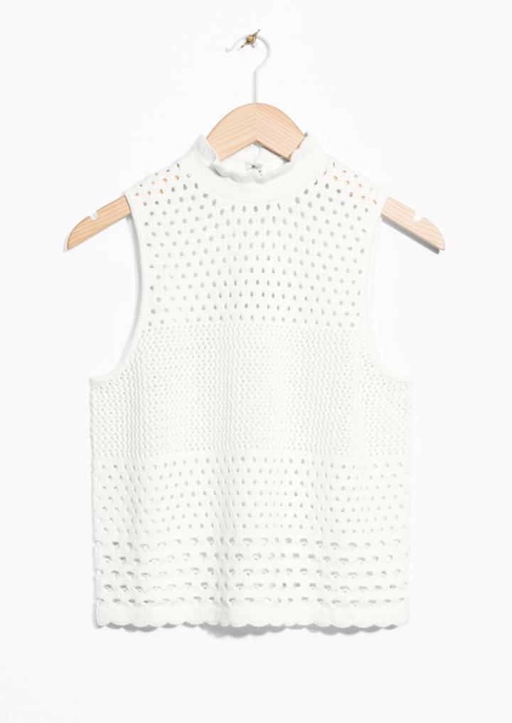 Other Stories Crochet Top