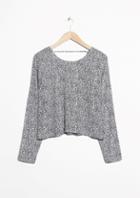 Other Stories V-cut Back Sweater