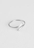 Other Stories Open Square Edge Ring - Silver