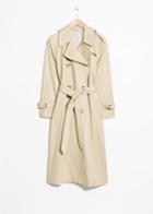 Other Stories Belted Trench Coat - Beige