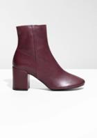 Other Stories Unlined Leather Boots