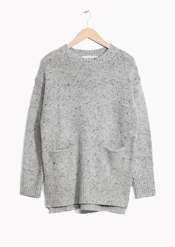 Other Stories Waist Pockets Knit Sweater
