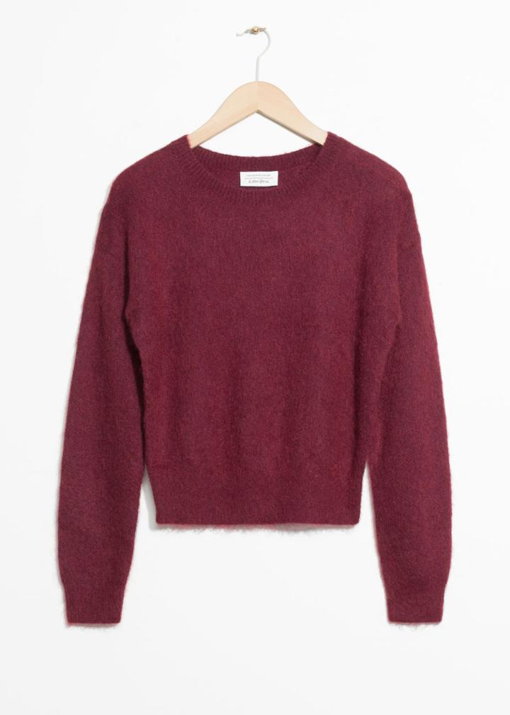 Other Stories Mohair Sweater - Red