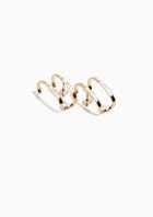 Other Stories Double Bar Lobe Earrings