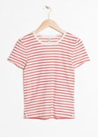 Other Stories Faded Striped T-shirt - Red