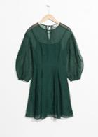 Other Stories Tie Strap Dress - Green