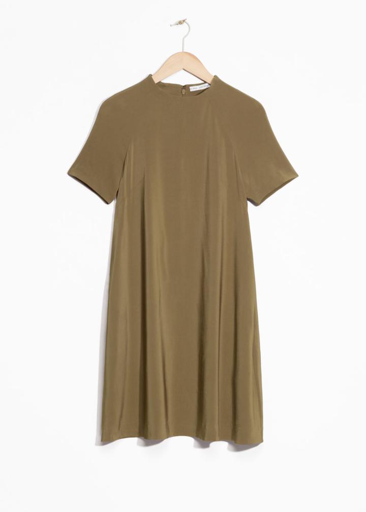Other Stories A-line Dress - Beige