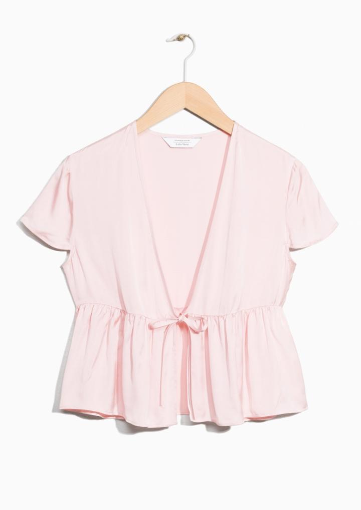 Other Stories Peplum Blouse