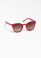 Other Stories Rounded Sunglasses - Red