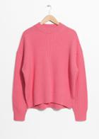 Other Stories Oversized Straight Sweater - Pink