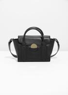 Other Stories Circle Detail Leather Bag - Black
