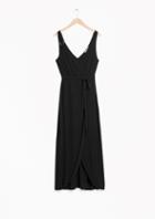 Other Stories Maxi Wrap Dress