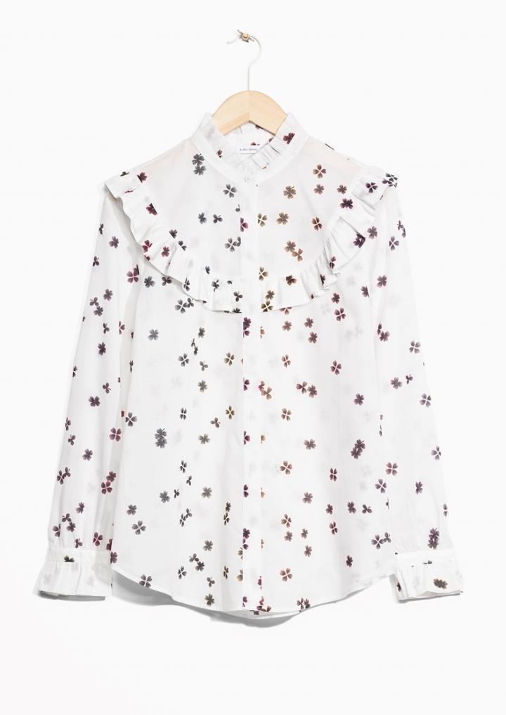 Other Stories Frilled Clover Blouse