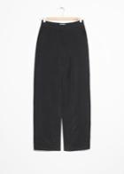 Other Stories Straight Fit Trousers - Black