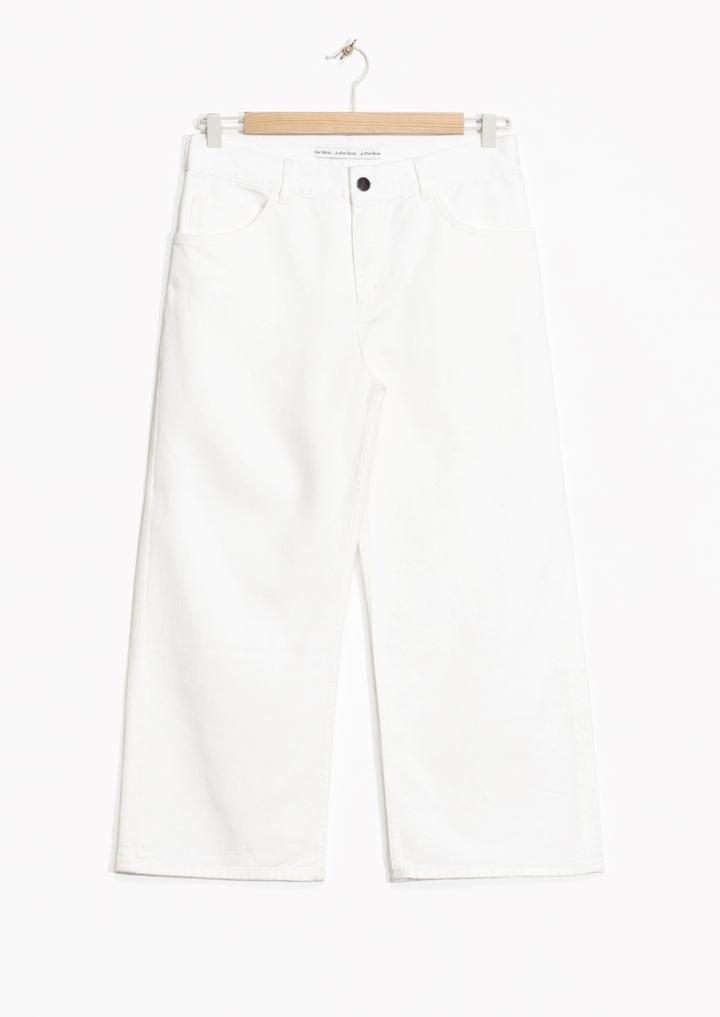 Other Stories Denim Culottes