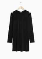 Other Stories Cut Out Shoulder Dress