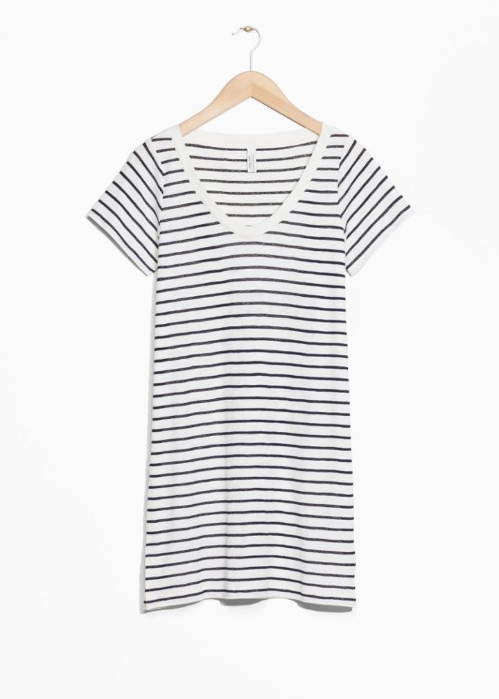 Other Stories Oversized T-shirt Dress - Blue