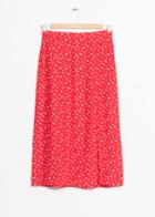 Other Stories Lengthy Skirt - Red