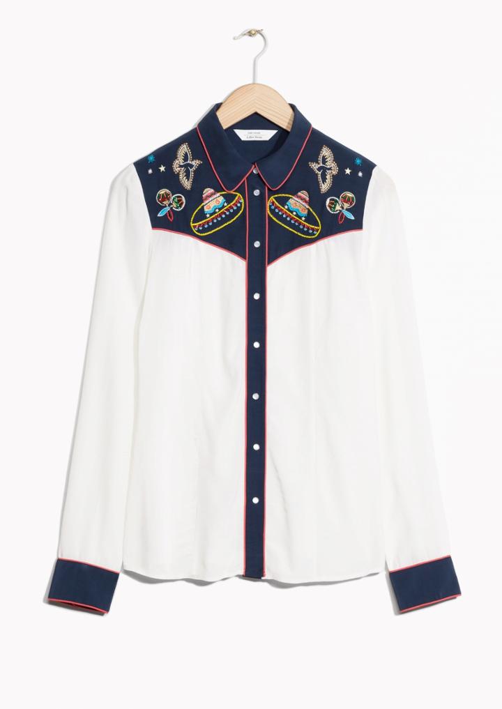 Other Stories Embroidery Shirt