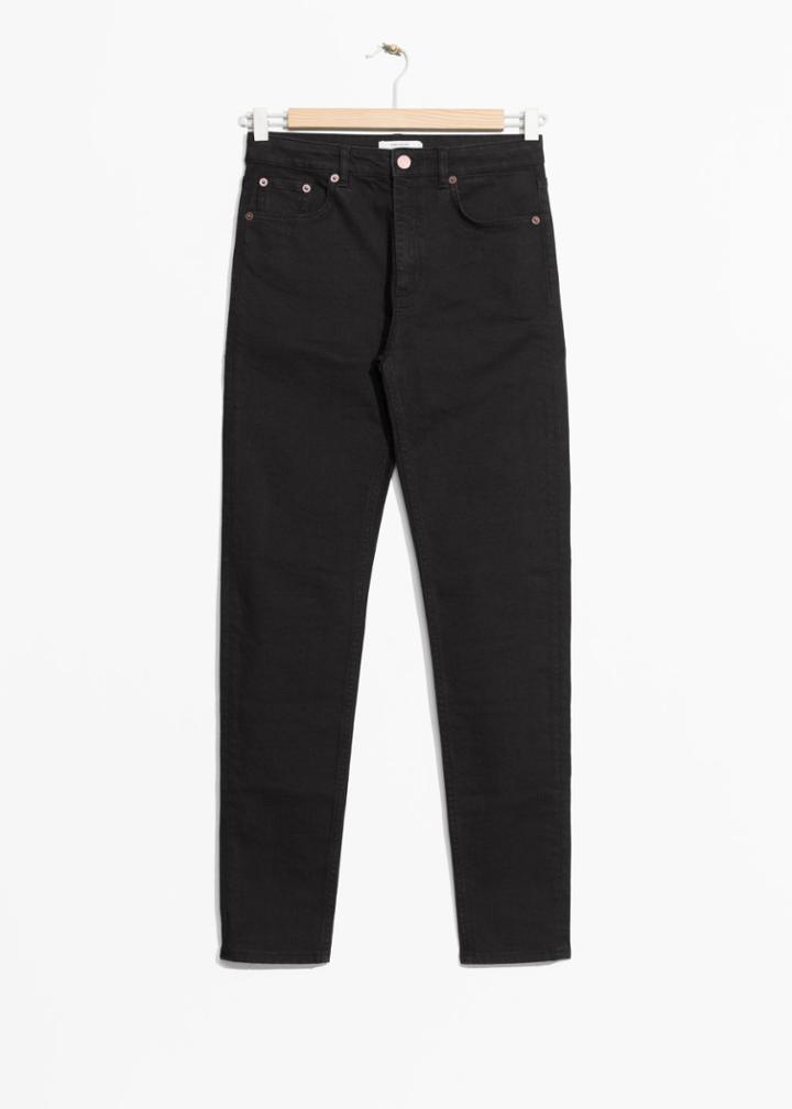 Other Stories Slim-fit Denim Jeans - Black