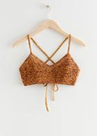 Other Stories Crocheted Crop Top - Yellow